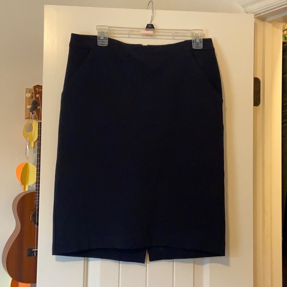 Size 10 Navy Blue A New Day Skirt with Pockets